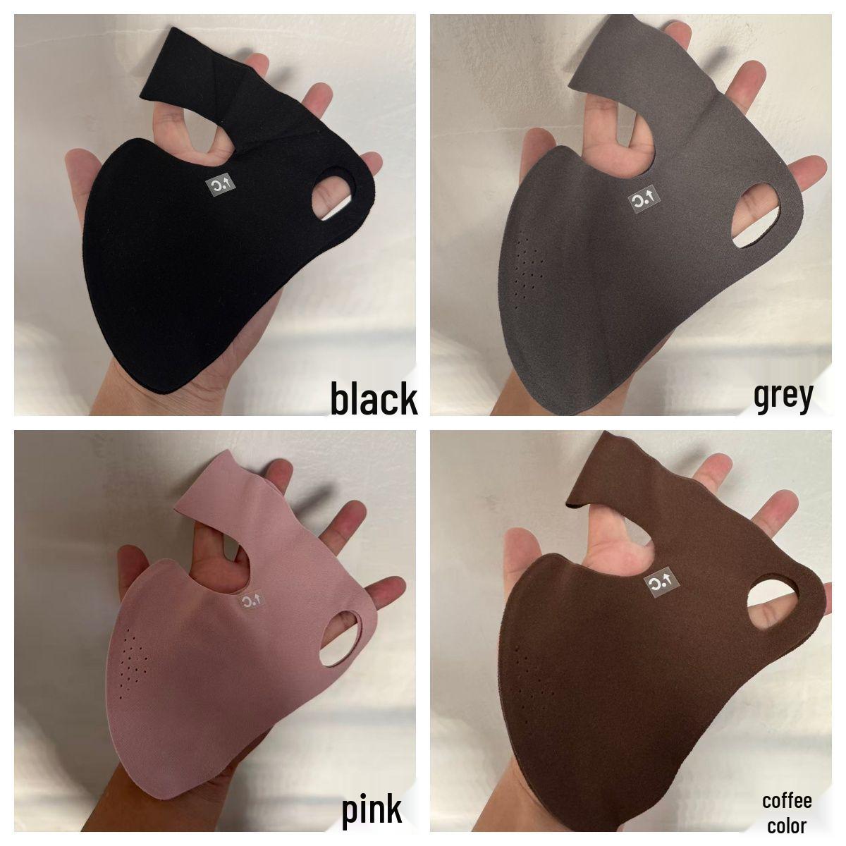 

Вітрозахисна безшовна балаклава-маска для обличчя для чоловіків та жінок - Зимовий захист для велоспорту чорний