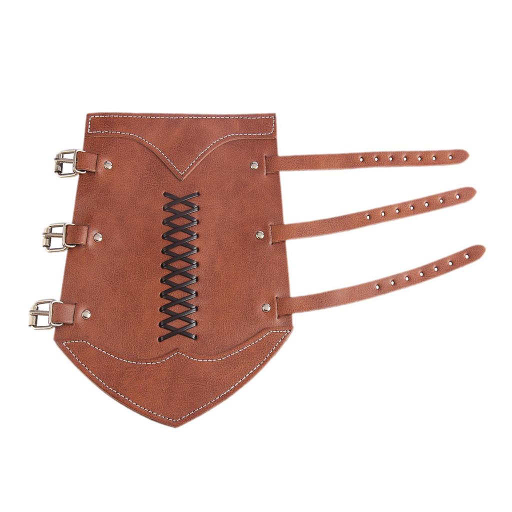 Knights Medieval Costume Bracer Wrist Guard Cosplay Props Accessories for Men Women Teens