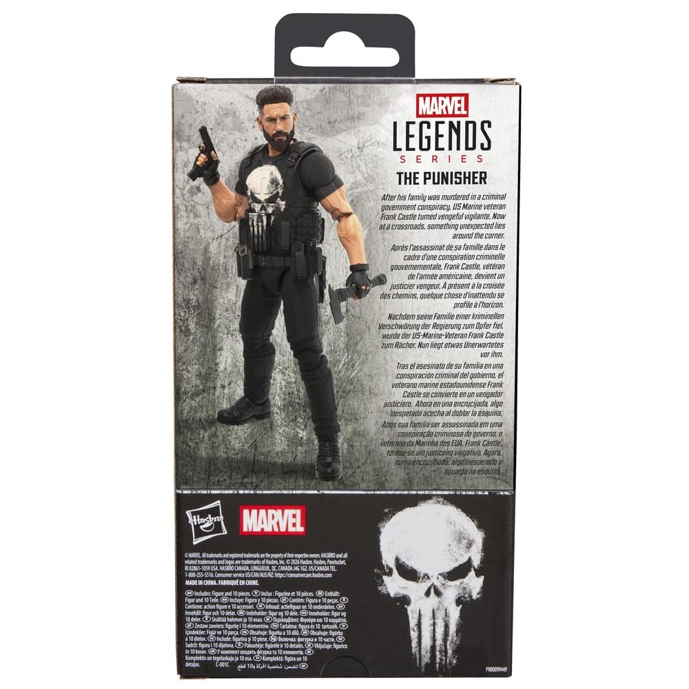 Hasbro Marvel Legends Punisher Action Figure Set 15 Cm Collectible Figures from Punisher Series Official Product