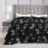 Galaxy Sunglasses  Plush Blanket Kids  Flannel Bedding Throws For Home Decor Warm Soft Design Quality Bedspread Gift