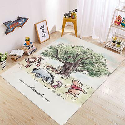Disney Winnie the Pooh Hundred Acre Wood Children's Living Room Carpet Bedroom Corridor Bathroom Non-slip Floor Mat
