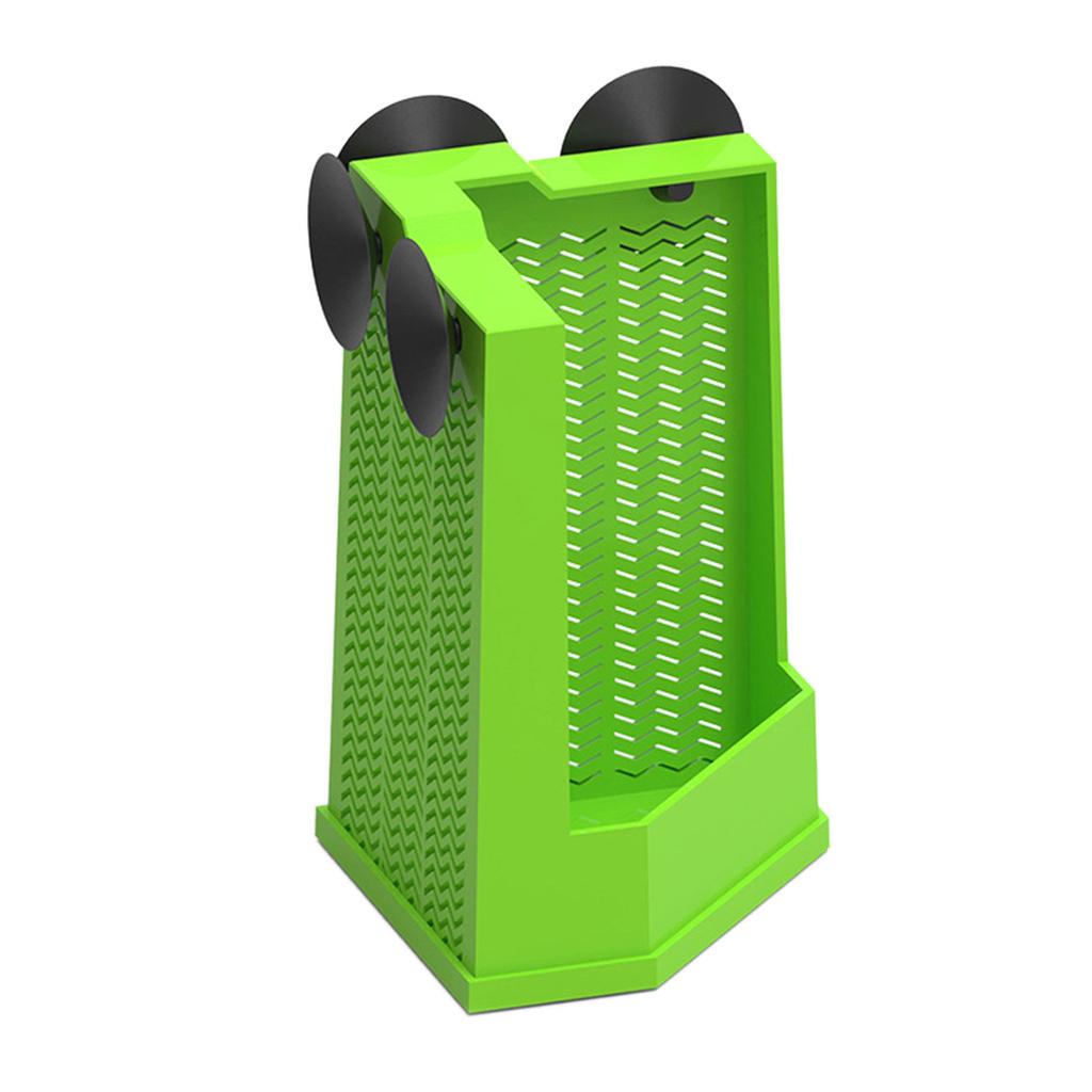 Eck-Futterbox für Reptilien mit Saugnäpfen, zur Wandmontage, Terrarium-Futternapf für Eidechsen, Leguane, Geckos, Heimtierbedarf