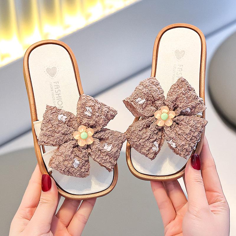 Girls' Summer Non-slip Breathable Outdoor Slip-on Shoes - Korean Fairy Princess Style