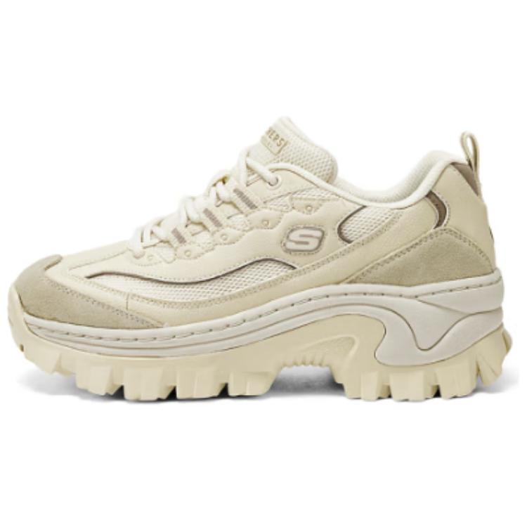 Skechers Street Series Soft Comfortable Low-Top Dad Shoes Women sneakers Off-White 177233-NAT 35