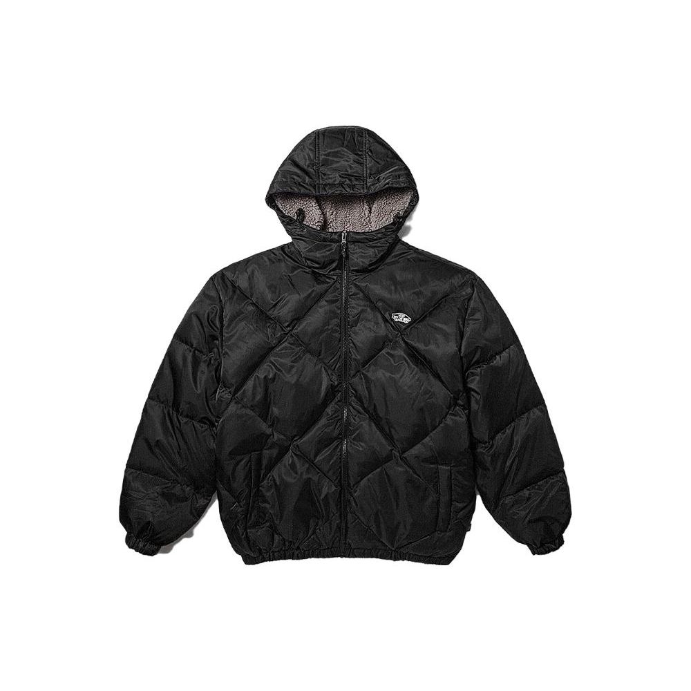 Vans Diamond Quilted Hooded Puffer Jacket Black VN000FBZBLK 2XL