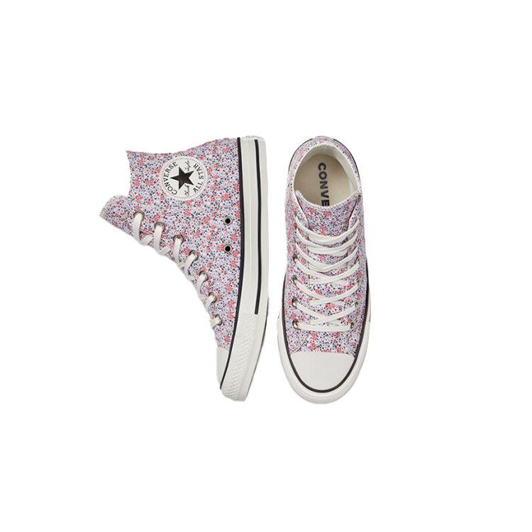 Converse Chuck Taylor All Star Comfortable Versatile High Top Canvas Shoes Women Sneakers Floral-Pink 571890C