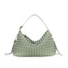 Women's Cross-Body Genuine Leather Woven Bag - Niche Design, Large Capacity, Sheepskin Dumpling Style