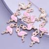 Rosa Liebe Mädchen Accessoires Emaille Großhandel Anhänger Für Schmuckherstellung Zubehör Mond/Blume/Schmetterling Anhänger Charm DIY Ohrring Basteln