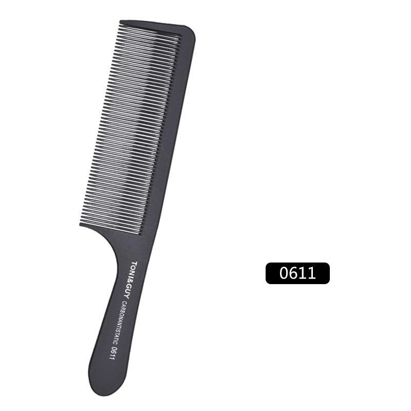 Professional Anti-Static Flat-Head Hair Cutting Comb with Pointed Tail for Men and Women
