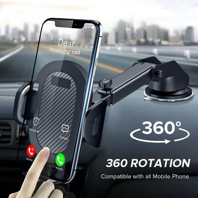 Uchwyt samochodowy na telefon 360° na przednią szybę, uchwyt na telefon komórkowy, uniwersalny stojak na smartfony, iPhone'a 12 11 7 8, Samsunga i Huawei