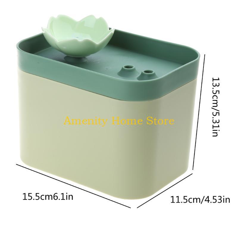 F26C Cat Water Dispenser Mute Working Automatic Pet Fountain Dogs Waterer for Indoor Pet Easy To Clean Healthy Drinking