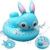 Summer Outdoor Swimming Ring Fragrant Rabbit Inflatable Pool Toy for Boy Girl PVC Inflatable Floating Seat with Handle Water Toy