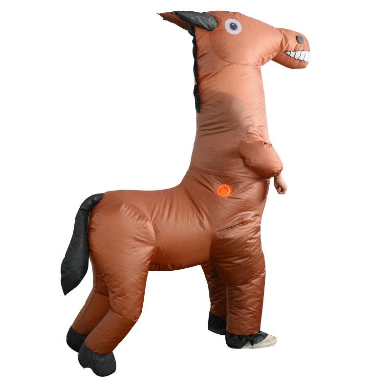 Active Horse Inflatable Costume Creative Performance Halloween Cartoon Centaur Doll Costume Halloween Party Performance