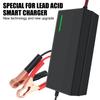 Blei-Säure-Ladegerät Impuls-Reparatur-Ladegerät Intelligentes Schnellladen 12V 10A Vollautomatisch Schwarz Auto Motorrad Batterieladegerät