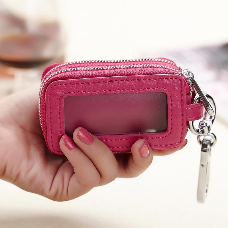 Crocodile Pattern Key Bag Men's, Car Key Bag Factory Wholesale Double Zipper Key Bag Tide