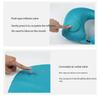 Manual Press Type Inflatable U-Shaped Pillow For Leisure Travel, Folding And Portable