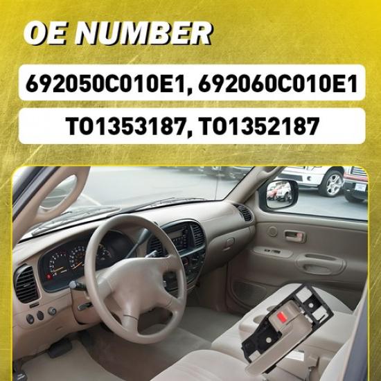 Innerdörrhandtag Fram Förare Passagerare För Toyota Tundra 2000-2006 Beige I