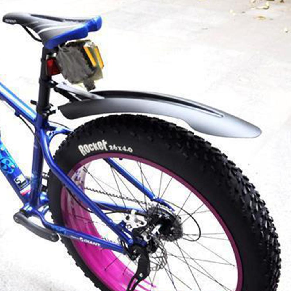 Snow Bicycle Mudguard Wings Mountain Bike Front Rear Mud Guard Cycling Parts Accessories for 20 24 26 27.5 Inch Bikes