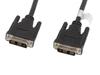 Kabel DVI Lanberg DVI-D (18+1) M/M 1,8m schwarz