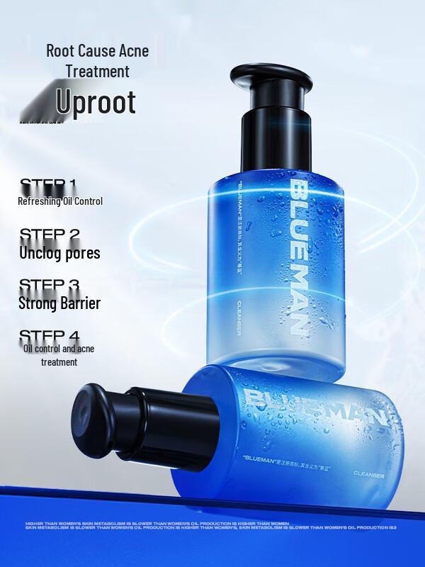 PRIME BLUE Men s Oil Control Acne Amino Acid Cleanser