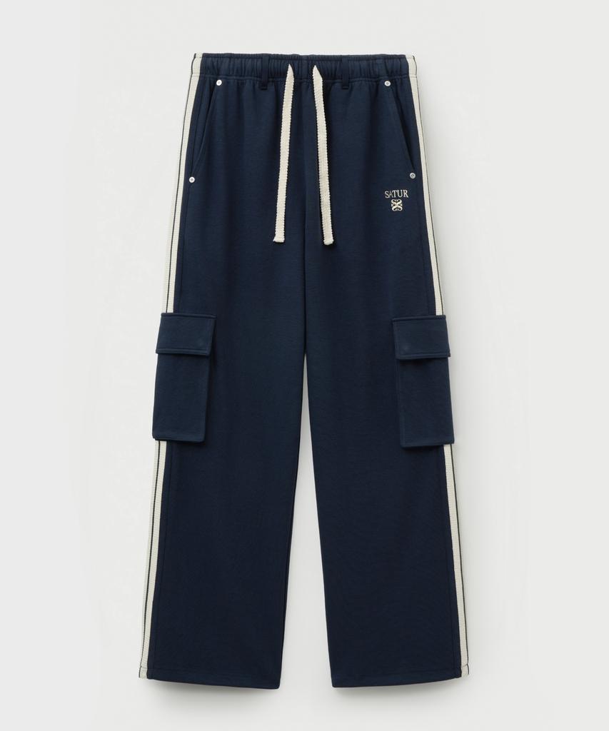 Seteo Roton Cargo Track Pants Navy