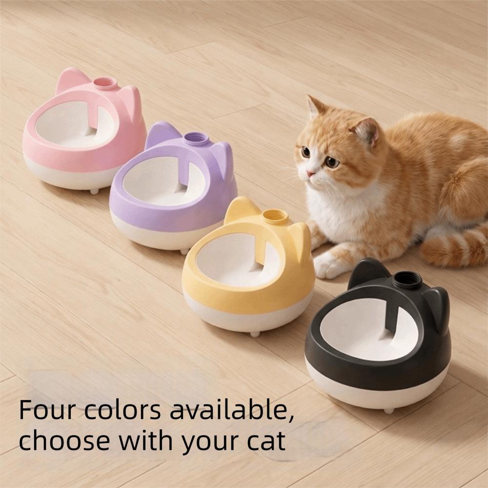 Large Capacity Cat Gravity Water Dispenser Splash-proof Leak Proof Automatic Water Fountain Detachable Stable Base