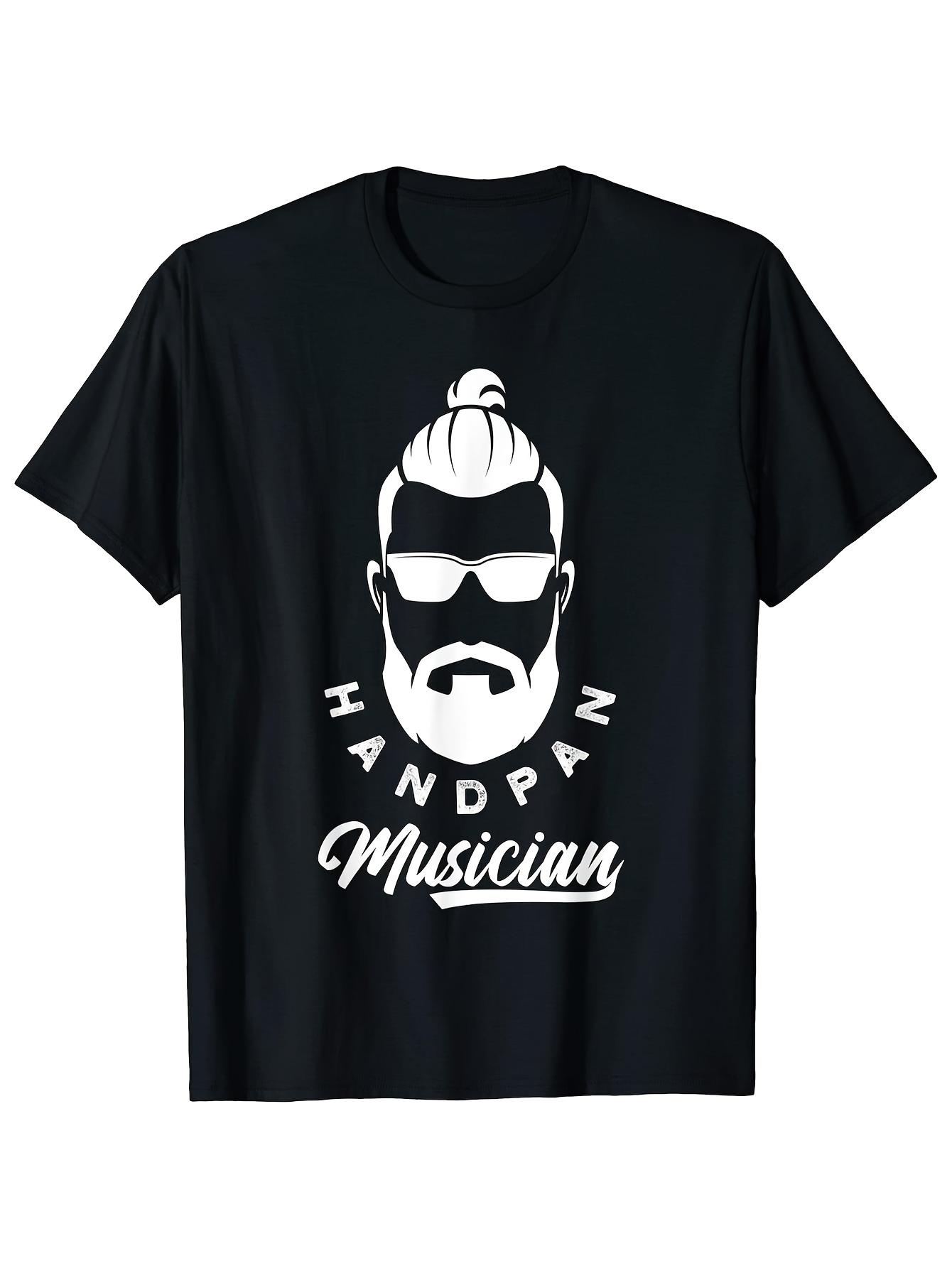 Men s T-Shirt Y2K Handpan Musician Black XL