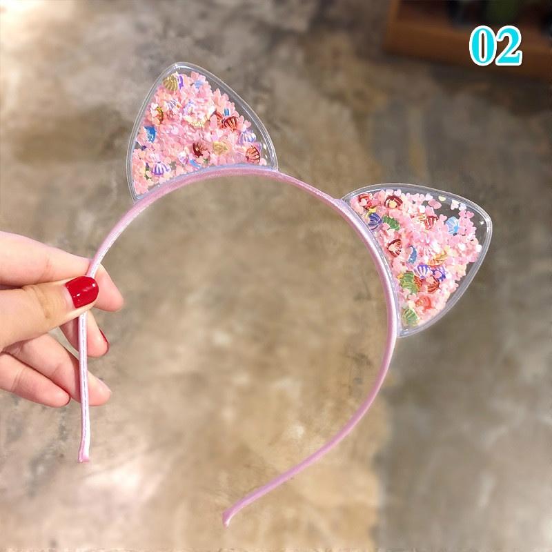 Baby Girls Hairband Cat Ears Headband Princess Head Wrap Hair Band Kids Hair Accessories