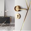 Anti-theft Design Door Handle Lock Zinc Zinc Zinc Alloy Deadbolt Lock Round Door Lock  Bedroom Door