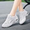 Fashion Spring Red Sports Sneakers Breathable Mesh Casual Shoes Women Fashionable 2024 Non-slip Lace-up Comfort Outdoors Walking Shoes