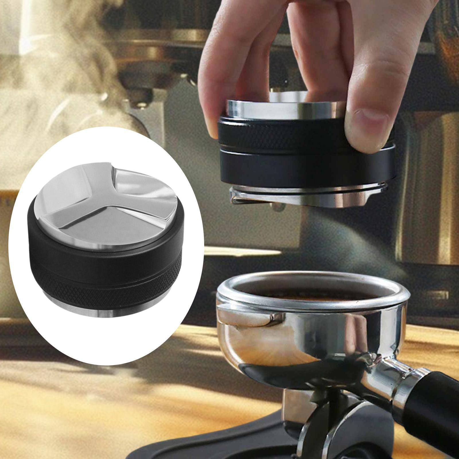 2-in-1 Coffee Distributor Tamper And with Adjustable Pressure Double Head Type D