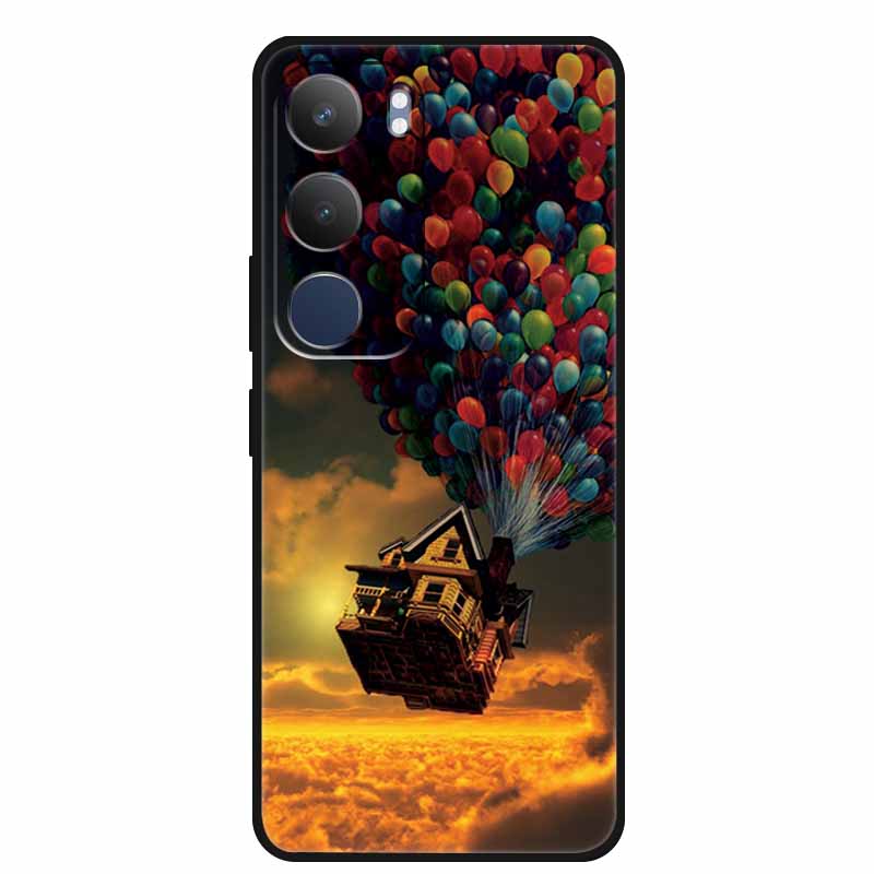 For Vivo Y19s 4G Case TPU Dustproof Coque Shell Black Soft Silicone Case for Vivo Y19s Pro Y 19s 4G Protective Phone Back Cover