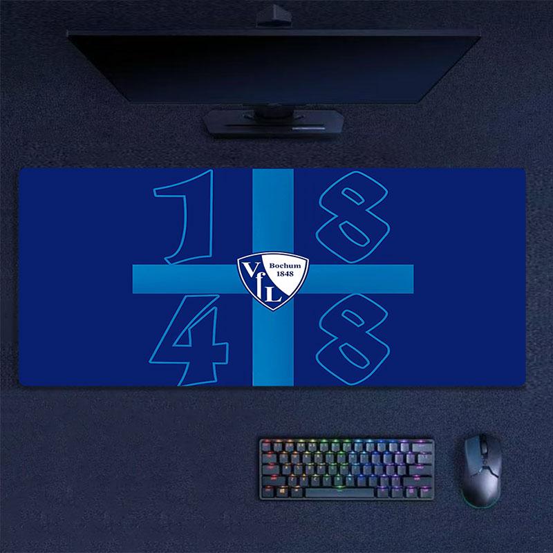 Hamburger SV Mouse Pad, Large Gaming Desk Mat, Non-slip XXL Mousepad for Laptop & Tablet, Mini PC Playmat with Stitched Edges