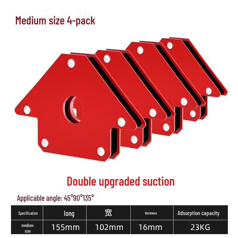 90° Electric Welding Magnet Fixture - Strong Magnetic Angle Locator