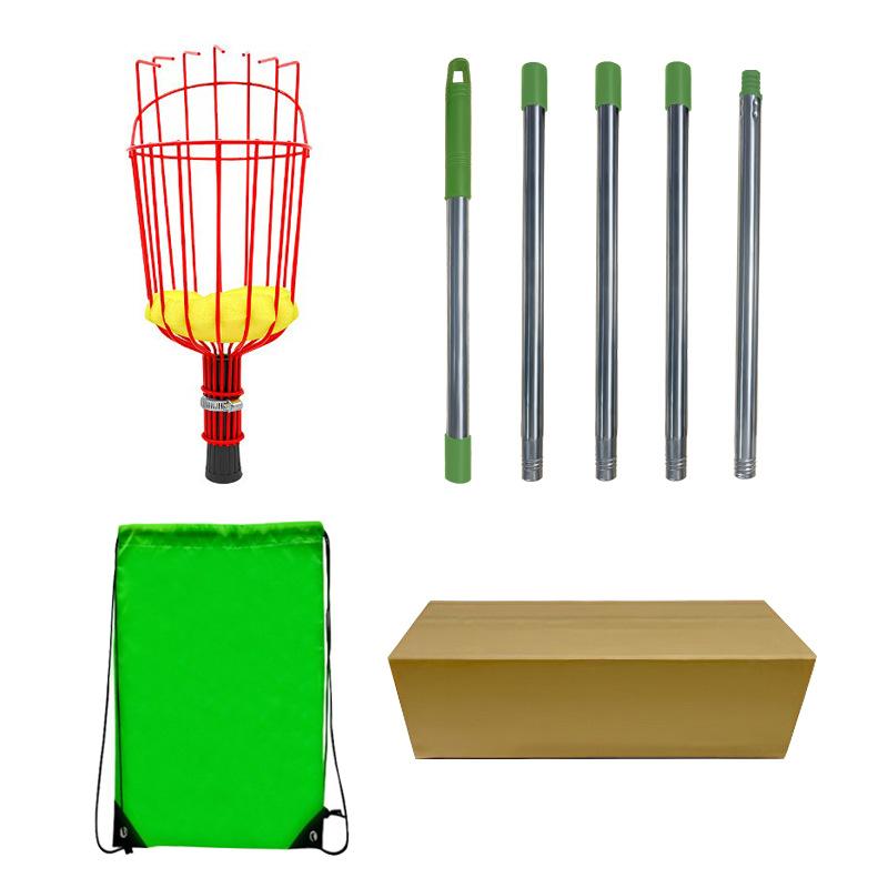 Stainless Steel Telescopic Rod Fruit Picker, Aerial Gardening Tool, Apple Persimmon Picking Fruit Picker, High Branch Saw