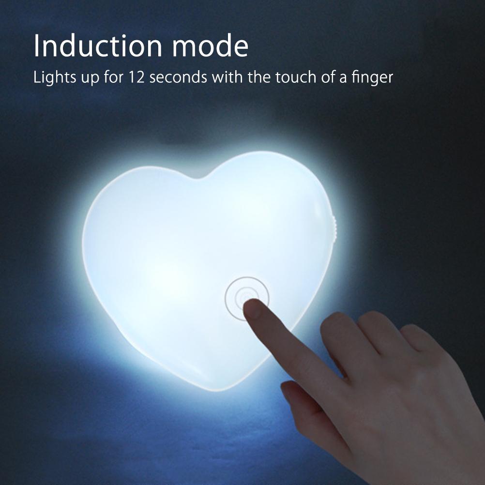 Heart Shaped LED Handbag Light  Light Decoration Light Intelligently Smart Touch Turn On with Keychain