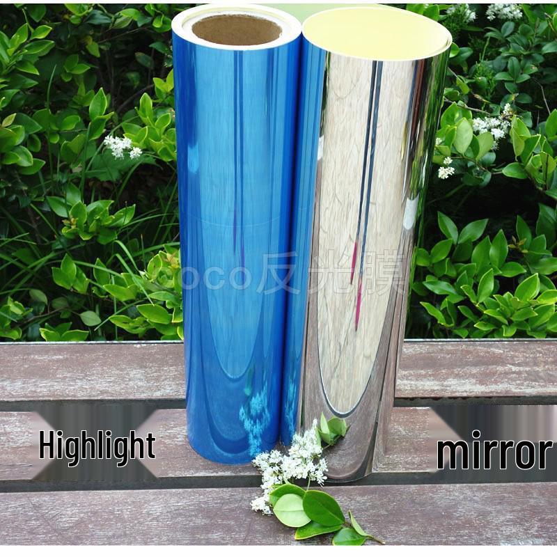 Reflexfolie: Spiegel-Lichtbox & Laternen-Aufhellungsfolie für Solarkocher - Silber Leide.