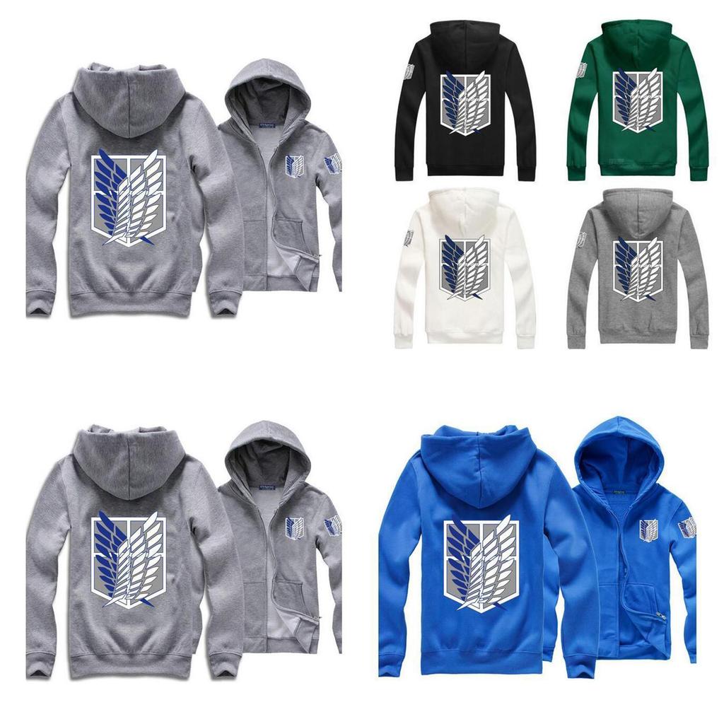Attack Titan On Shingeki No Kyojin Cosplay Costume Hoodie Jumper Jacket Coats