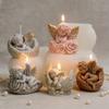 2026 Latest Models Cute Rose Wings Angel Shaped Silicone Candle Molds 3D Cherub SleepMoon Design DIY Shell Snail Angel Resin