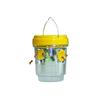 Solar Powered Wasp Trap Yellow Jacket Trap With UV LED Light Hanging Outdoor Reusable Insect Catcher For Hornets Flies