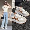 Spring, Summer, Autumn and Winter New Board Shoes Student Shoes Low-top Round Head Belt