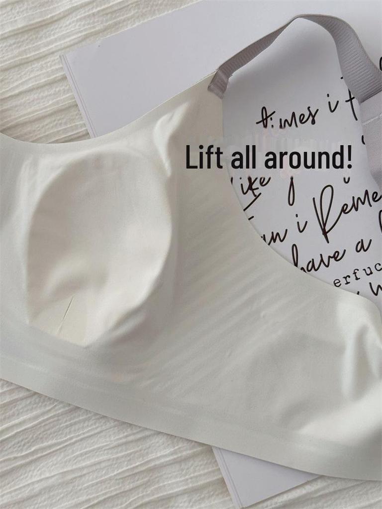 Bequemer, ultradünner nahtloser BH für Frauen mit großer, kleiner oder seitlicher Brust; Anti-Durchhang, große Größe, ohne Bügel.