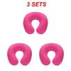 U-shaped Neck Pillow Inflatable Fatigue Relief Travel Pillow Flight Headrest Sleep U-shaped Cushion For Plane