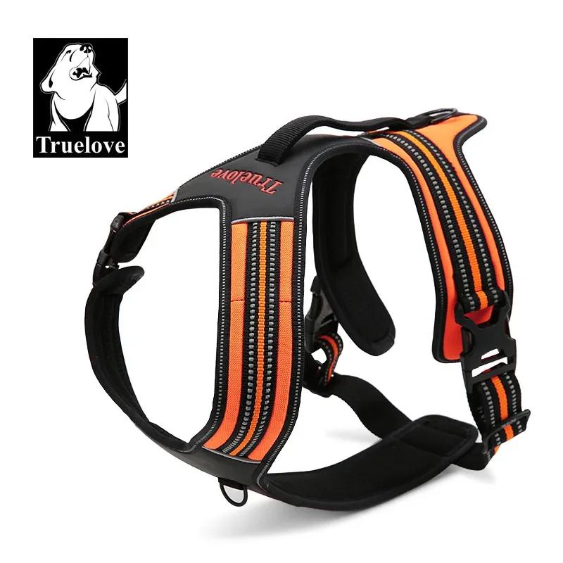 

Truelove Sport Nylon Reflective No Pull Dog Harness Outdoor Adventure Pet Vest with Handle xs to xl 5 colors XS оранжевый
