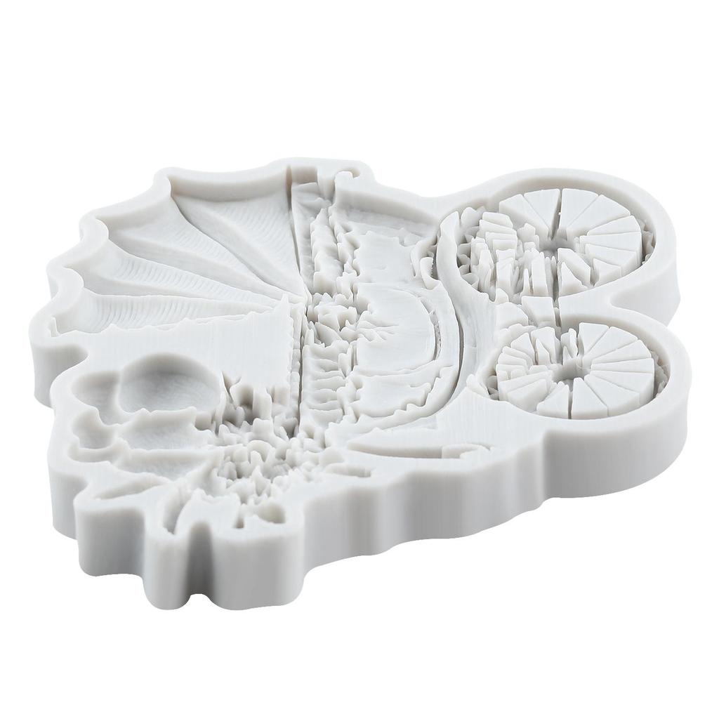Baby Stroller Silicone Mold Stroller Fondant Molds Cake Decorating Tools Cupcake Topper Candy Sugar Craft Gum Paste Polymer Clay