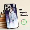 B-Sousuke Aizen Bleach   Phone Case For iPhone17,16,15,14,13,12,11 Plus,Pro Magnetic For Magsafe Wireless Charging
