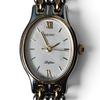 Used SEIKO Belfina Quartz Watch Oval Combination Color