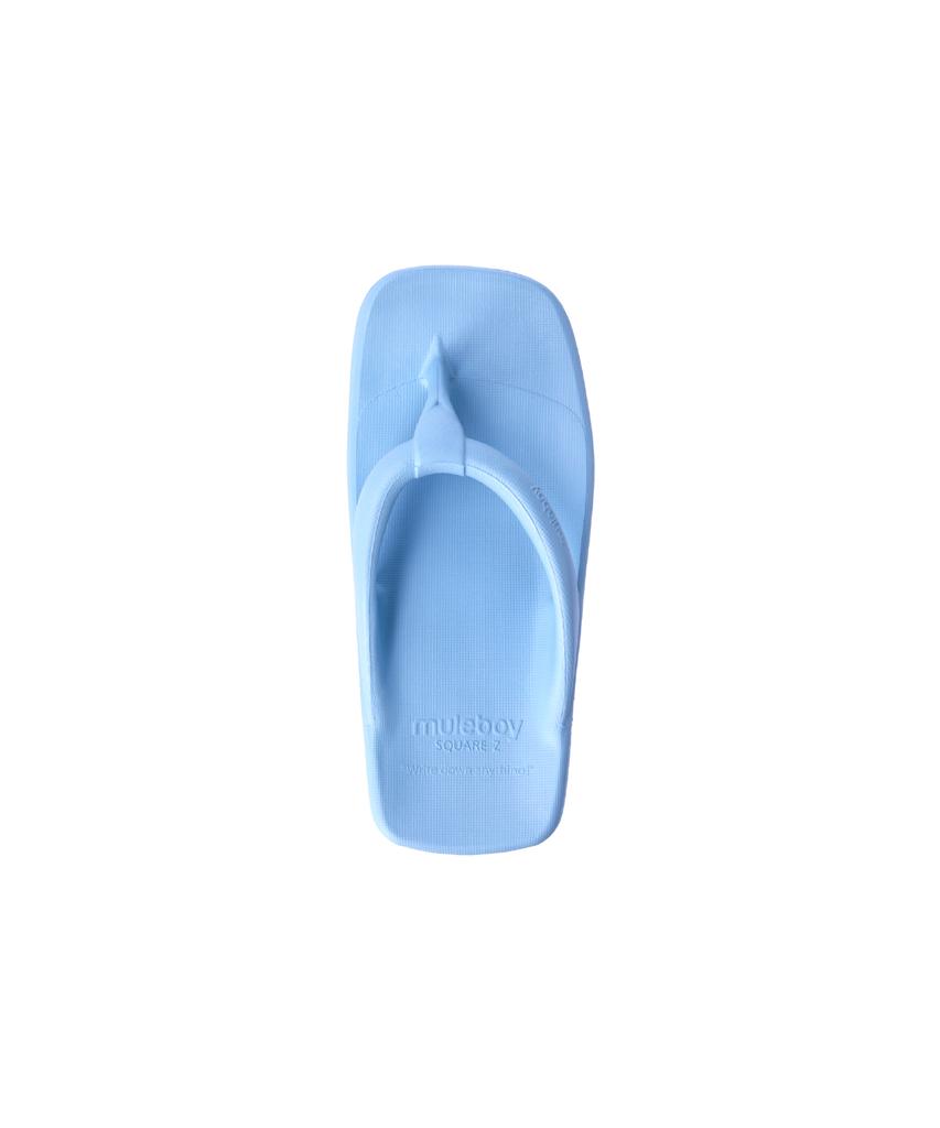 Muleboy Square Jet Flip-Flops Baby Blue