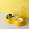 Double Bowl for Pets, for Cats and Dogs, 2 In 1, Automatic Water and Food Dispenser, Non-slip Bowl for Cats and Dogs, Feeding Accessories for Pets Of