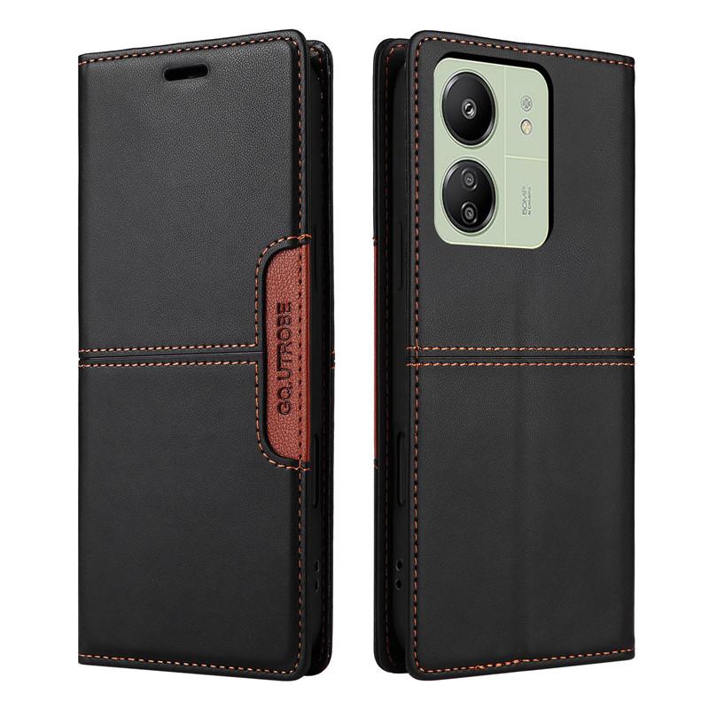 Portafoglio Magnetico Antifurto Custodia in Pelle Per Xiaomi Redmi 13 4G 13C 5G Redmi13 C Redmi13C Tasca Portacarte Custodia a Libro